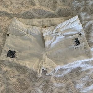White Arizona Jean Shorts